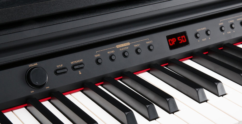 RockJam Ensemble de de piano 61 touches avec banc de piano numérique,  support de piano électrique, écouteurs, autocollants pour notes de piano et  leçons Simply Piano : : Instruments de musique